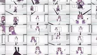 Cute Neko Girl Dancing + Gradual Undressing (3D HENTAI)