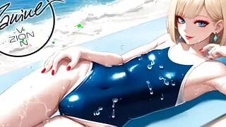 Blu Ocean Toenails Summer Fetish