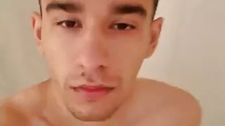 Bulgarian Gypsy boy in the shower