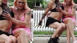 Trans-Lesbian Thunderstorm Blowjob + Bonus