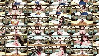 Karin - Sexy Dance In School Uniform & Bunny Suit (3D HENTAI)