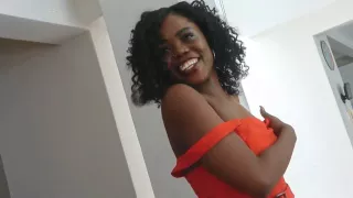 Cute Black Amateur Babe Tricked in Fake Model Audition Cumshot