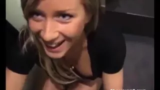 Sexy Young Babe Sucking And Fucking In Changeroom