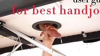 Milking table with glory hole - User guide for best handjobs