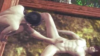 Shion Femboy Yaoi Footjob - Japanese Asian Anime Gay Porn