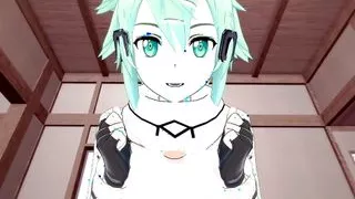 Uncensored Fucking Sinon Sword Art Online Hentai