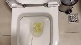 Guy Pissing In Toilet
