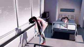 Sexy Nude Nurse Dancing In Hot Stockings (3D HENTAI)