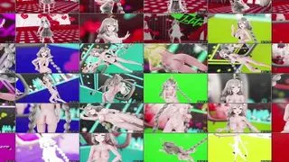 Akari - Sexy Teen With Big Tits Dancing + Gradual Undressing (3D HENTAI)