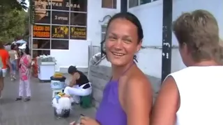 Attractive Brunette Girlfriend Caresses Herself