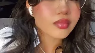 Sexy latina strips naked while parents are away