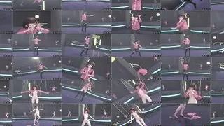 Cute Teen Dancing In Skirt And Stockings + Gradual Undressing (3D HENTAI)