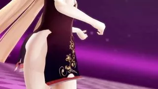 NRK - Sexy Teen Dance + Gradual Undressing (3D HENTAI)