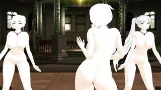 RWBY - 3 Girls Full Nude Dancing + Sex (3D HENTAI)