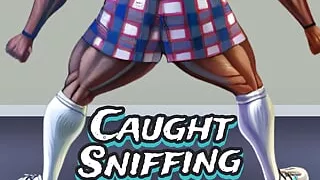 Step Gay Dad - Caught Sniffing! - Getting Caught Ended Up In A Happy Ending When Daddy Jerked Me Off To Completion