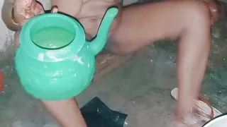 Step-sister pinkish Jim got long painful anal with squirting on her engagement in the morning time