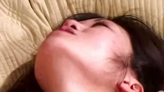 Two large cocks are all that it takes to make the Asian babe cum hard