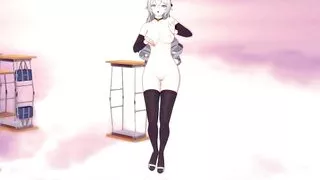 Big Ass Girl - Hot Full Nude Dance In Sexy Stockings (3D HENTAI)