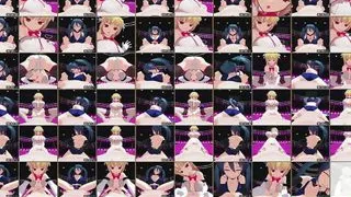 NTR Sex With Friends' Girlfriends + Splitscreen (3D HENTAI)