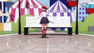 Kotoba - Cute Teen Dancing + Gradual Undressing (3D HENTAI)