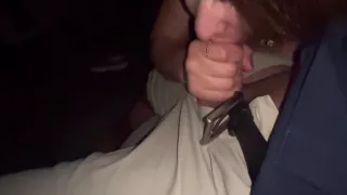 Didnt Wear A Bra Out To Dinner Made His Dick Hard Which Makes Me Suck It Until I Get His Cum