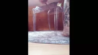 At home alone and horny