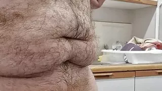 Stripping off and putting on my star wars pants for a good hot piss