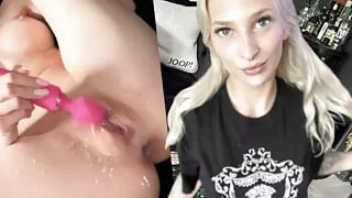 He finally woke up to help me squirt