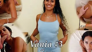 Skinny petite Brazilian babe dances and fucks a hard dick