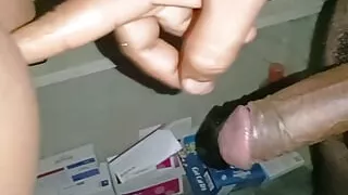 Tow Fingaring my Life Partner big bareback anal with masturbation in mouth by Big Black Cock Assamsexking