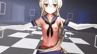 Cute Teen In Short Skirt Dancing + Gradual Undressing (3D HENTAI)