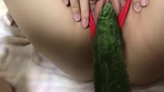 017 Sex Slave Get Punish By Vegetable