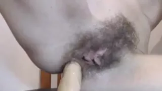 Girl Play With Hairy Holes