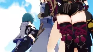 Genshin Impact - Multiple Buttjob