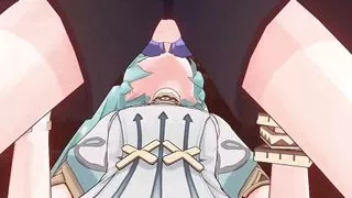Genshin Impact. Faruzan Blowjob and Cumshot