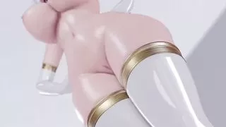 Thick Haku - Big Ass Sexy Dancing in White Stockings