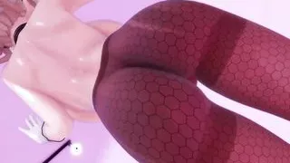 Thick Asuna In Bunny Suit With Pantyhose - Sexy Dance (3D HENTAI)
