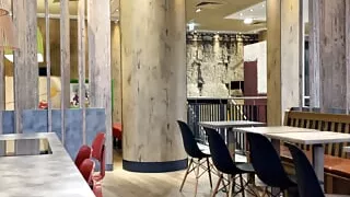 Milf give so sloppy that Handjob :P so much better than just Fastfood :) risky action !