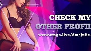 Julie Belle Unveils Her Sensuality: A White Dress Affair