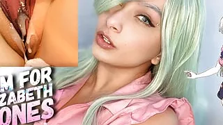 Elizabeth Liones cosplay from seven deadly sins RED LIGHT GREEN LIGHT jerk off game