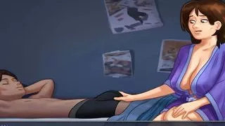 Summertime saga part 23 - stepmommy taste my big cock (Espanol sub)