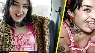 Fake Taxi Driver gets caught masturbating in his cab by a horny passenger who wants to fuck