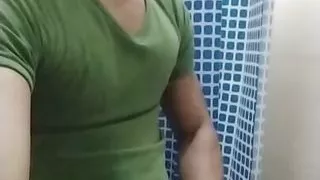horny latino man masturbates