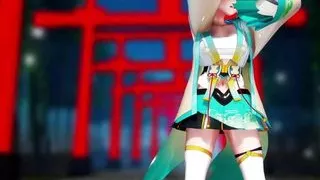 Kazami - Sexy Dance + Gradual Undressing (3D HENTAI)