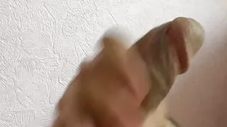 you want my cock. look how I prepared it for your ass