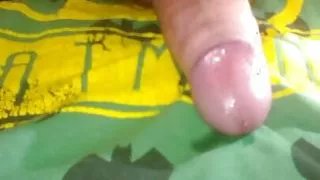 Young Colombian porn with a big penis masturbates for a lot of milk