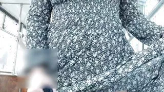 I take off my panties in public transport