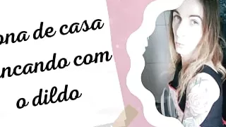 Sissy Aniya - tgirl housewife fun with dildo