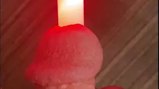 Sounding with a large tapered lightstick