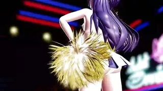 Chia Yuuka - Sexy Cheerleaders Dance (3D HENTAI)